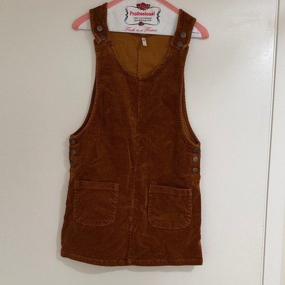 Rylee + Cru Brown Corduroy Dress - Picture 1 of 3